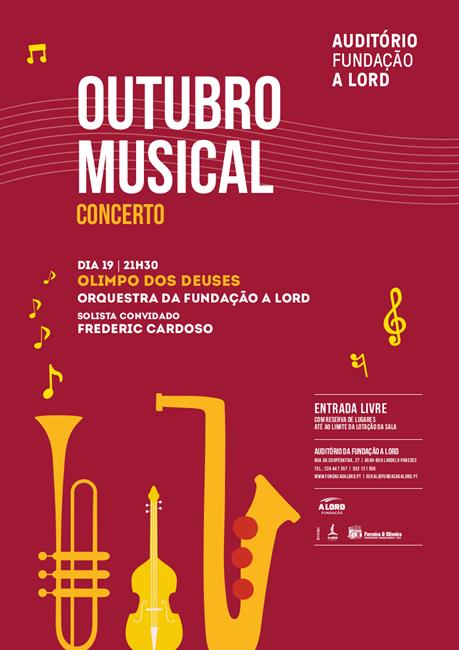 Outubro Musical | OLIMPO DOS DEUSES | Orquestra da Fundação A LORD | 19 outubro 2019