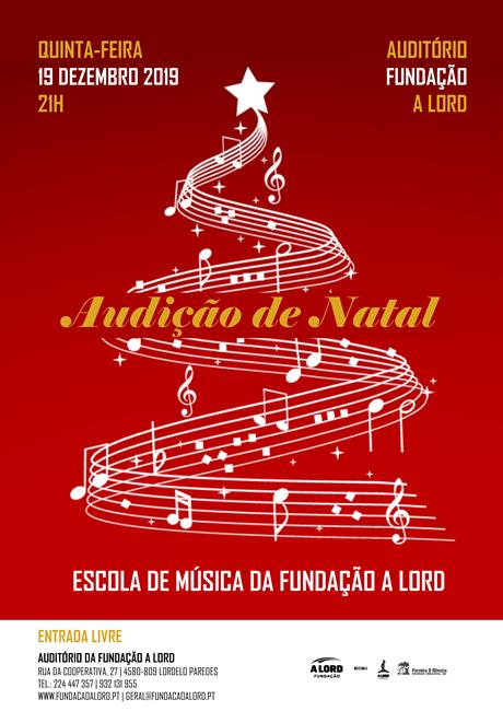 Escola de Música | AUDIÇÃO DE NATAL | 19 dezembro 2019