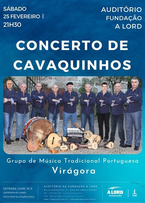 Música | CONCERTO DE CAVAQUINHOS| 25 fevereiro