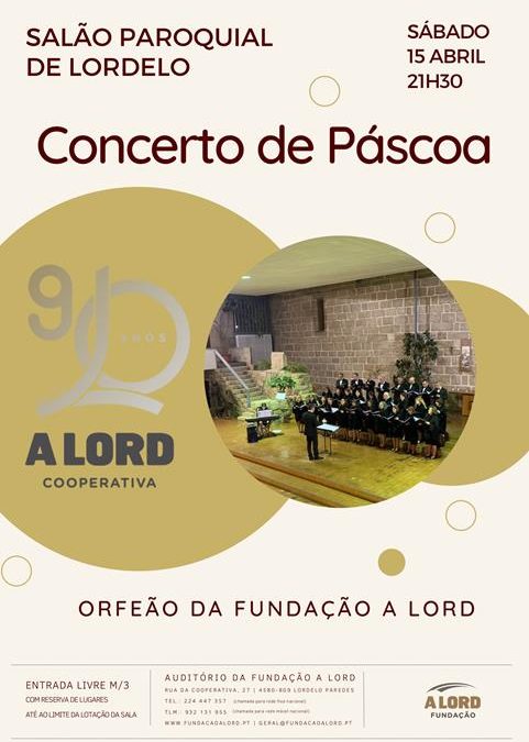 Música | CONCERTO DE PÁSCOA | 15 abril