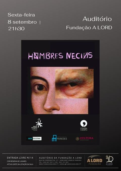 Espetáculo de teatro | HOMENS NÉSCIOS | 8 setembro