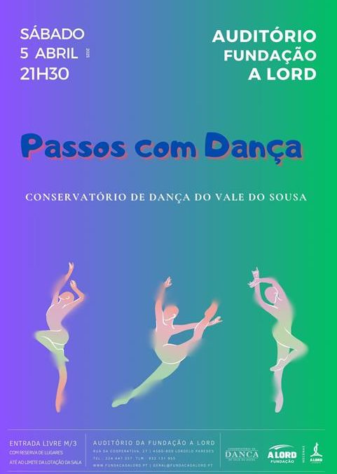 Dança | PASSOS COM DANÇA | 5 abril