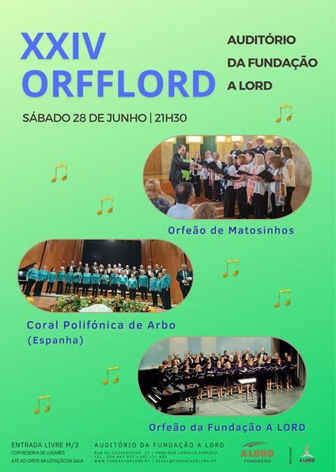 Música | XXIV ORFFLORD | 28 junho