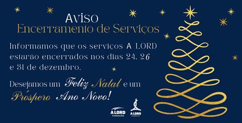 Aviso | ENCERRAMENTO ED SERVIÇOS | Natal