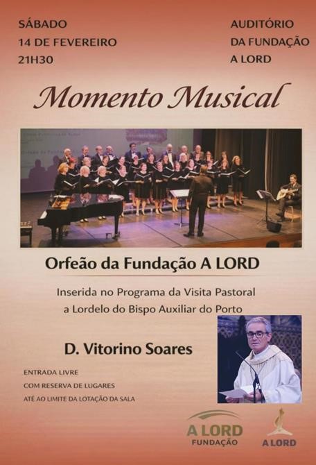 Música | HOMENAGEM AO BISPO AUXILIAR DO PORTO D. VITORINO SOARES | 14 fevereiro